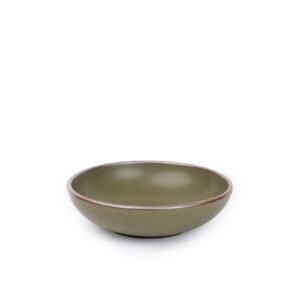 Vella Supply daily bowl in Pine Green, glazed stoneware