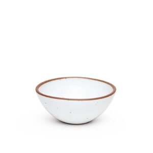 Vella Supply soup bowl in Cloud White, glazed stoneware
