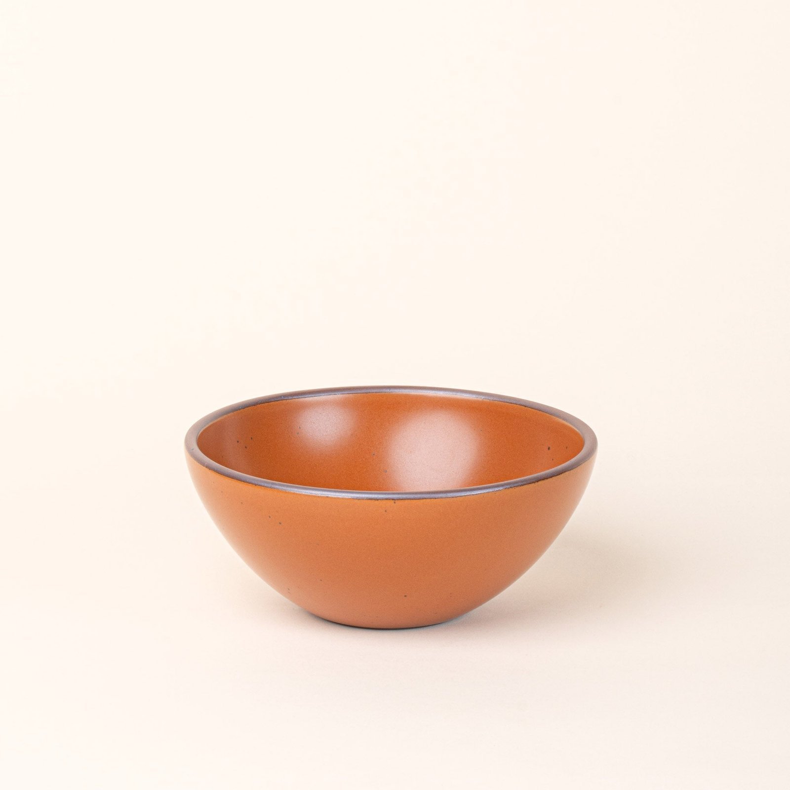 Vella Supply soup bowl in Ember, glazed stoneware
