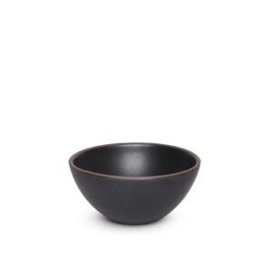 Vella Supply soup bowl in Graphite, glazed stoneware
