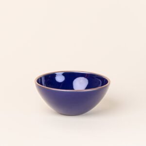 Vella Supply soup bowl in Midnight Navy, glazed stoneware