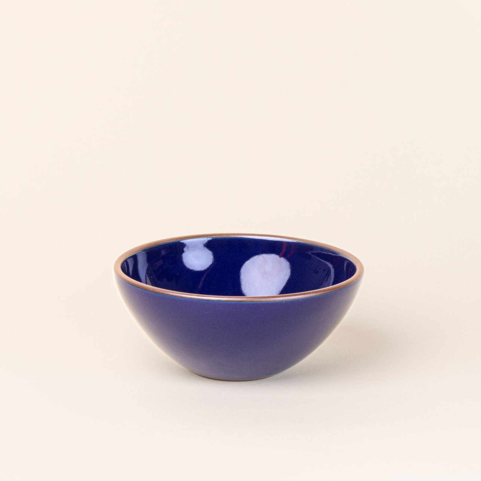 Vella Supply soup bowl in Midnight Navy, glazed stoneware