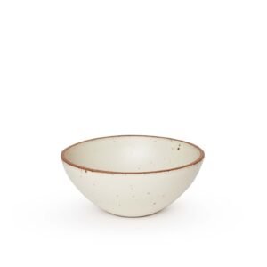 Vella Supply soup bowl in Oat Cream, glazed stoneware