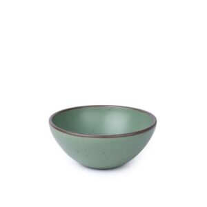 Vella Supply soup bowl in Viridian, glazed stoneware