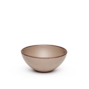 Vella Supply soup bowl in Warm Taupe, glazed stoneware